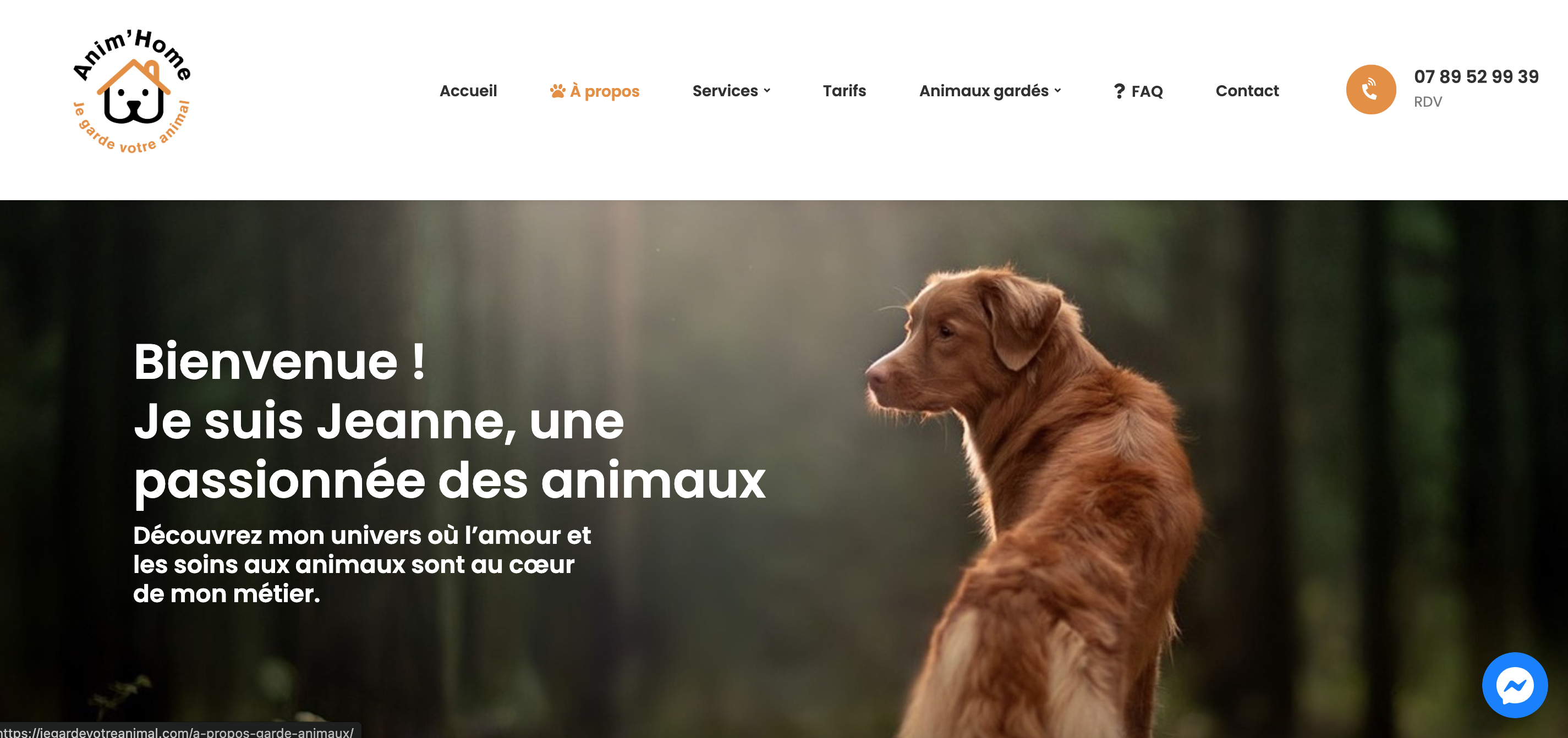 Anim'Home site web PetSitting Bourges1