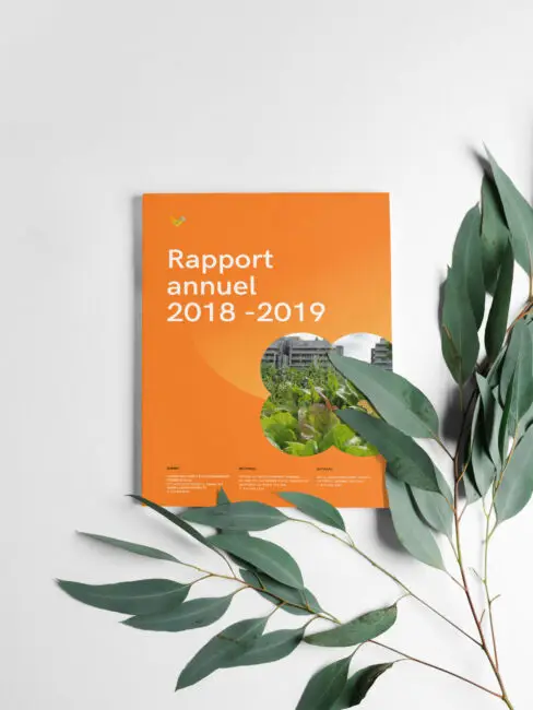 Rapport annuel d’activité coloré